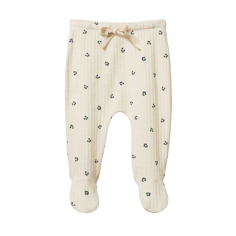 Nature Baby Footed Rompers Pointelle image number 0